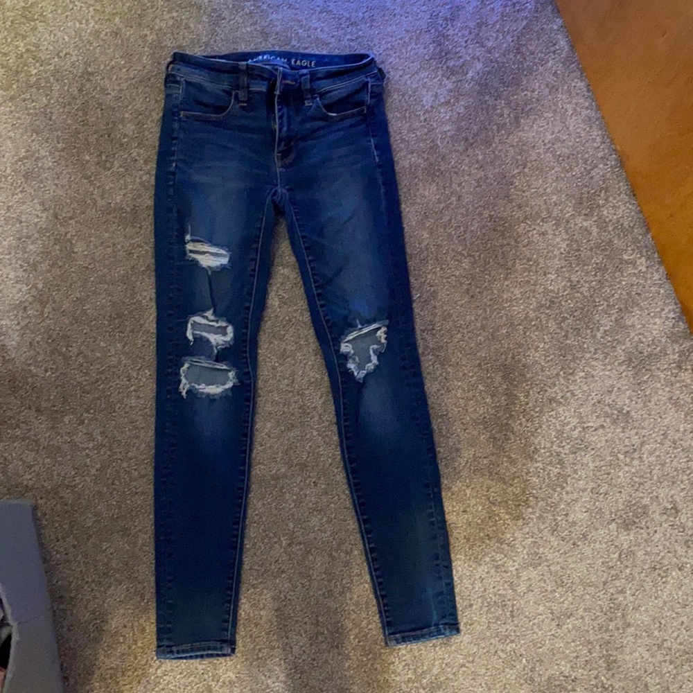 dark wash skinny jeans